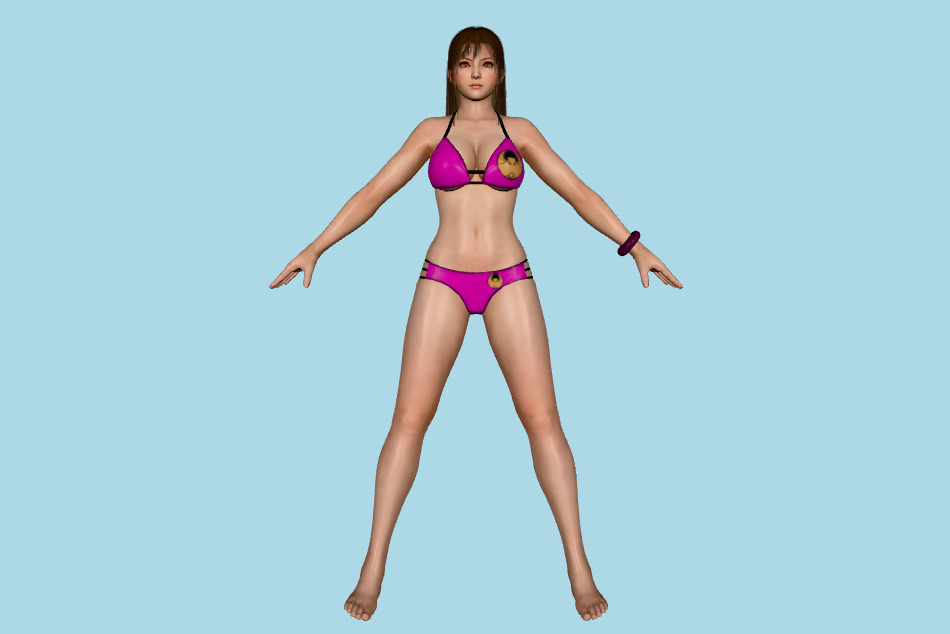 Dead or Alive 5 - DOA5LR Delicious Girls 3d model
