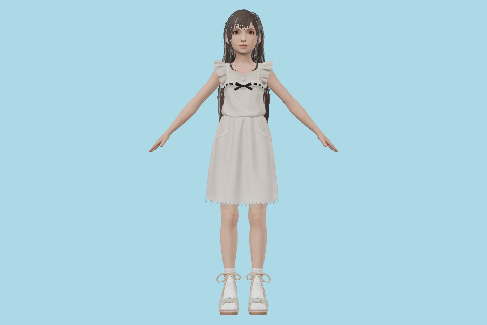 Final Fantasy VII Remake - FFVII Tifa Young 3d model