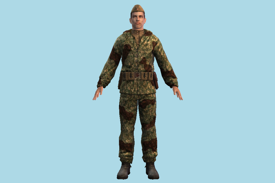 Army Man 3d model