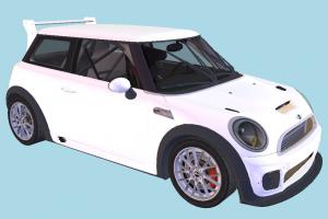 MINI Cooper Car mini-car, Mini-Cooper, MiniCooper, car, vehicle, transport, carriage, white