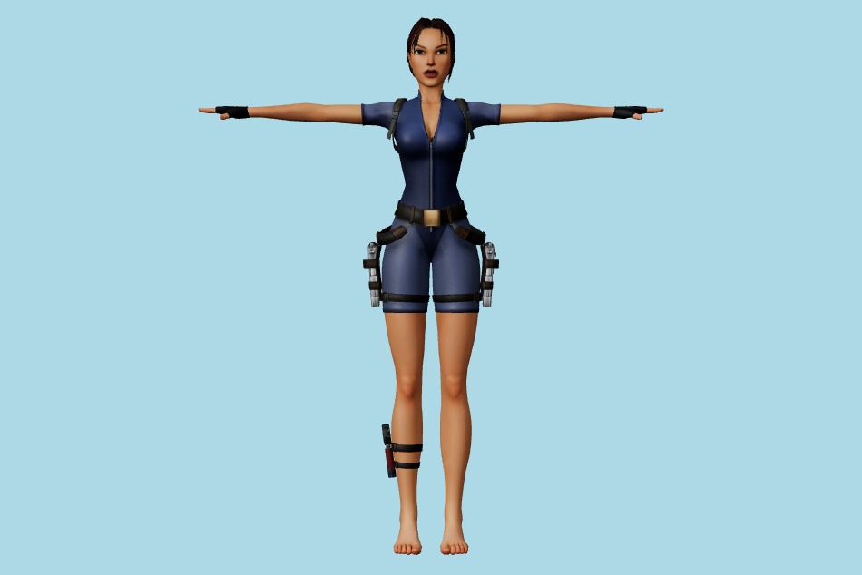 Tomb Raider VI Remastered - Lara Croft Swimsuit 3d model
