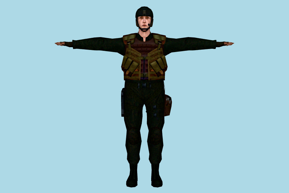 Soldier 3d model