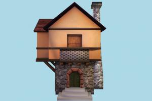 House house, home, building, medieval, build, apartment, flat, residence, domicile, structure, halloween