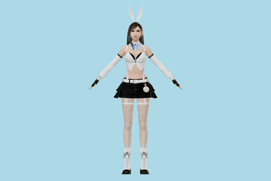 Final Fantasy Ever Crisis - FFVII Tifa (Bunny Bustier) 3d model