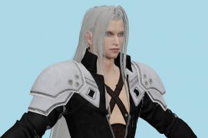 Sephiroth Final-Fantasy, ffvii, final, fantasy, man, male, people, xna, characters, animated
