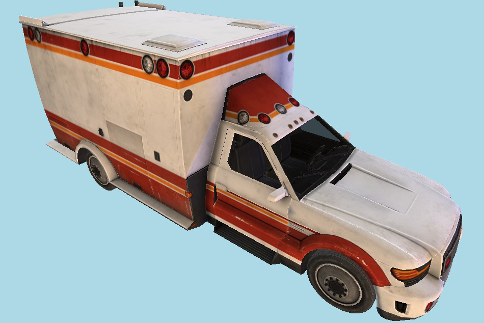 Ambulance Vehicle 3d model