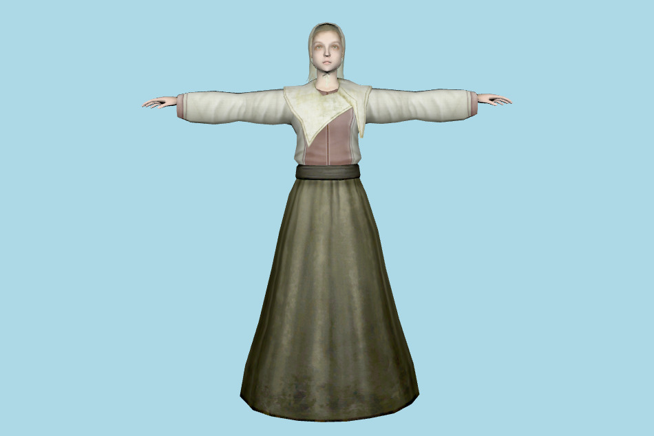 Londoner Female 3d model
