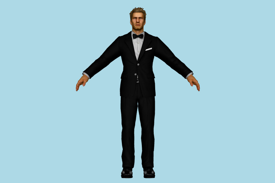 Chuck Greene Tuxedo 3d model