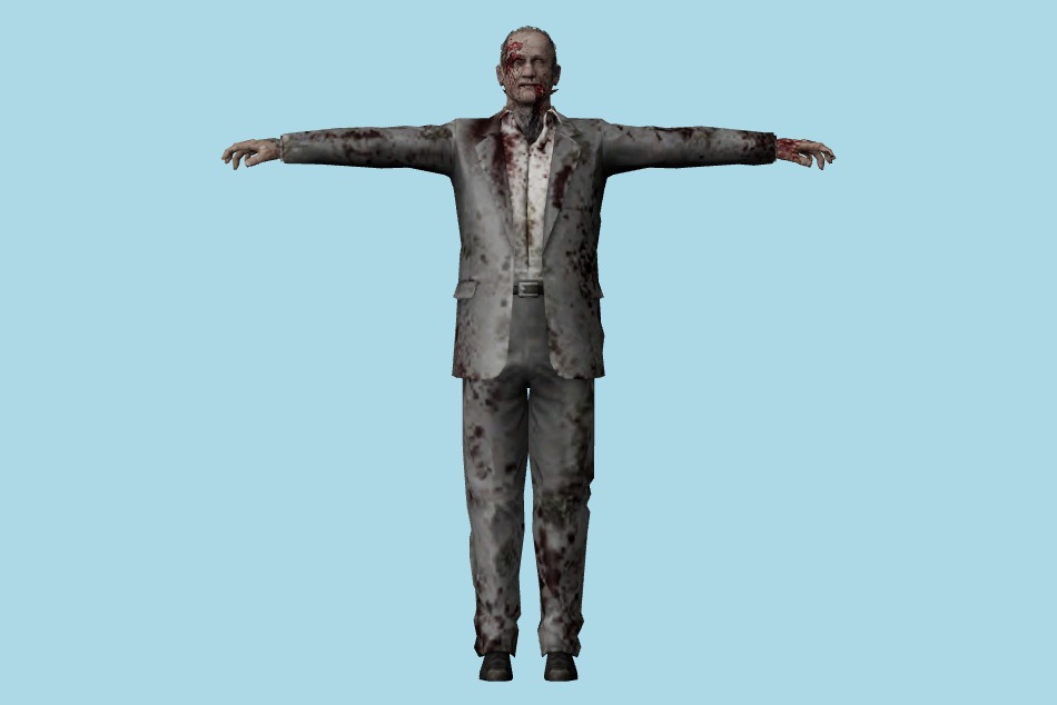 Resident Evil: Chronicles - Raccoon Zombies Pack 3d model
