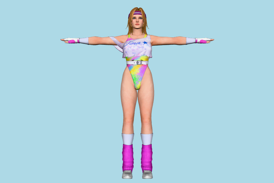 Dead or Alive 5 - Tina Armstrong Halloween 3d model
