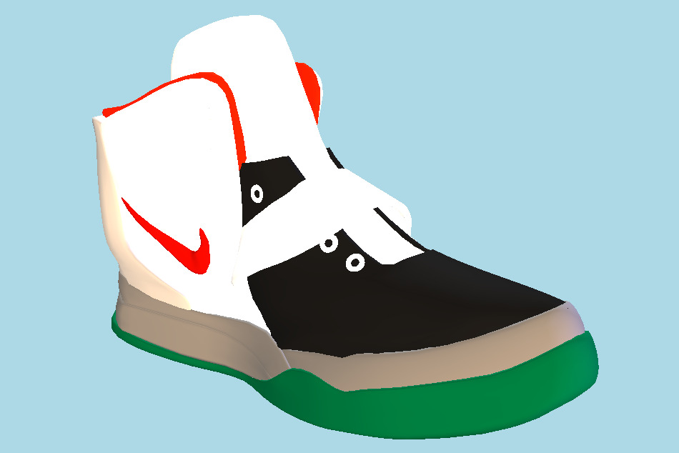 Nike Basketball Shoes 3d model