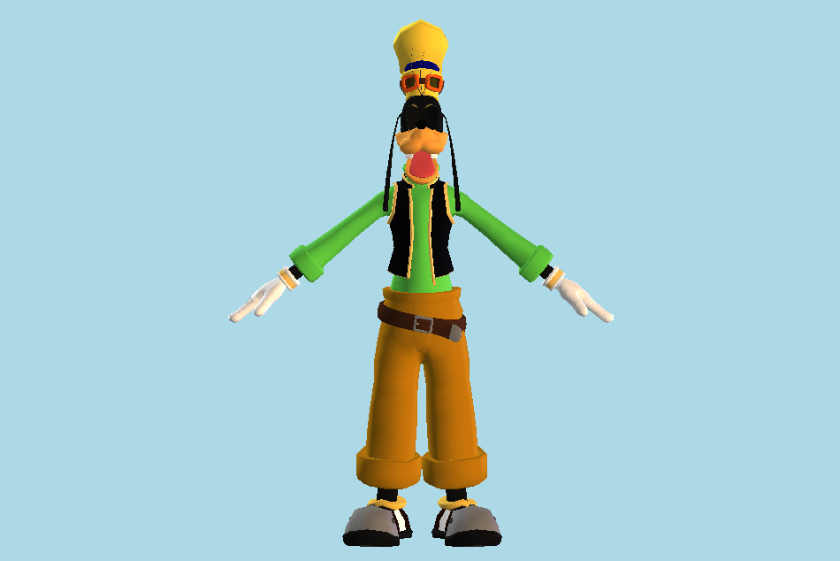 Goofy Character 3d model