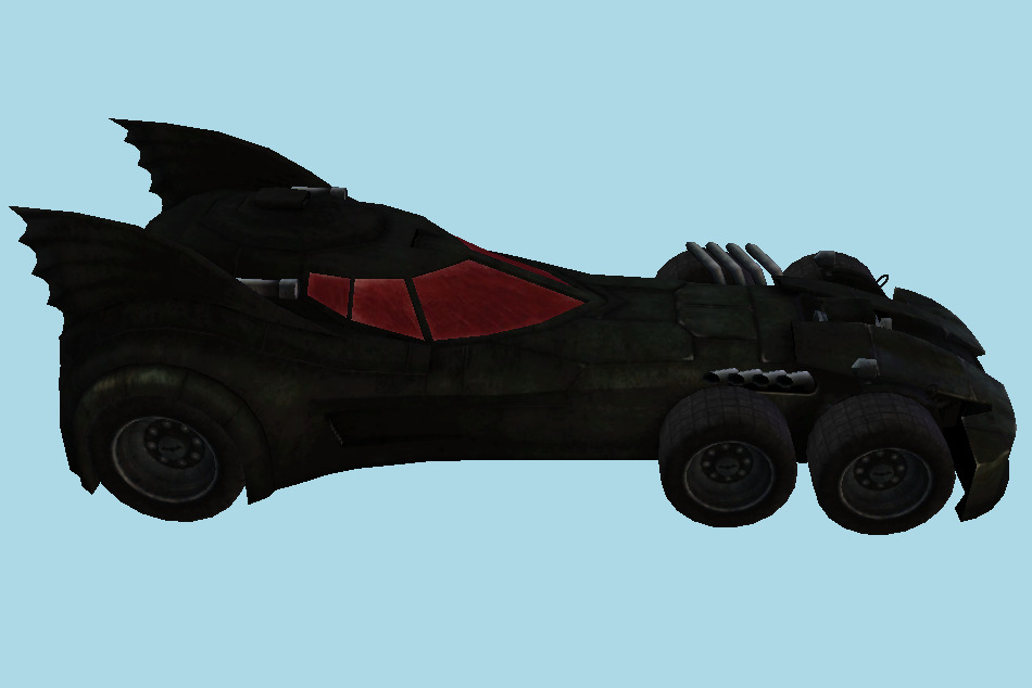 Batman Car 3d model