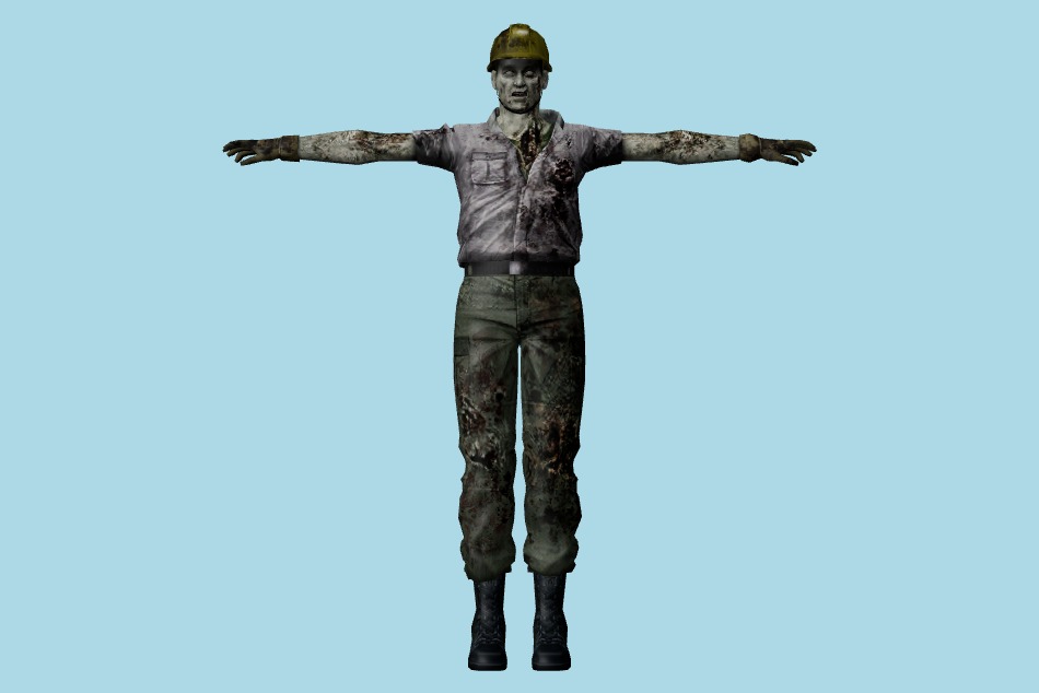 Resident Evil: Chronicles - Worker Zombies 3d model