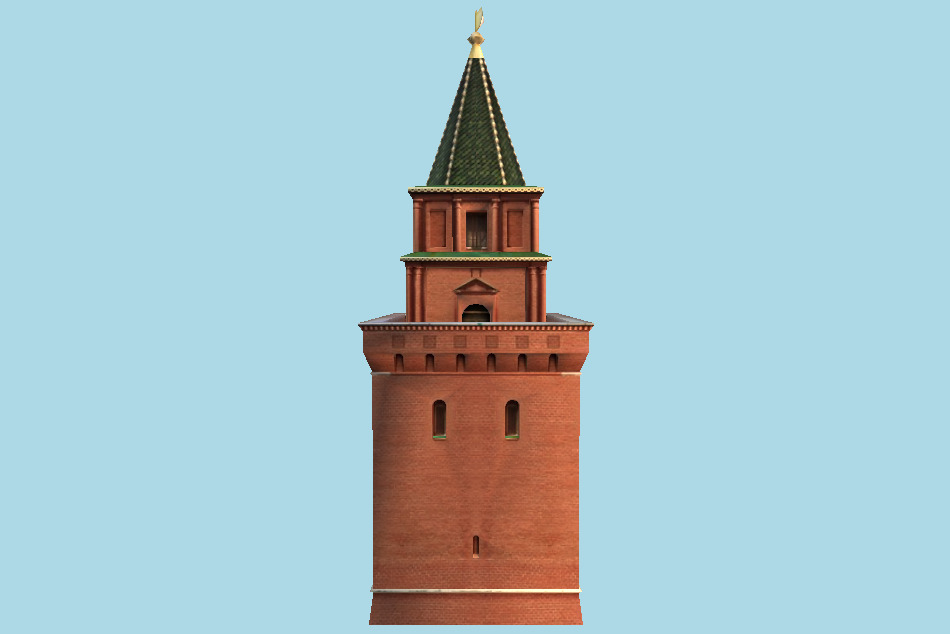 Petrovskaya Bashnya Castle 3d model