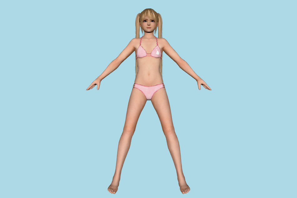 Dead or Alive 5 - DOA5LR Delicious Girls 3d model