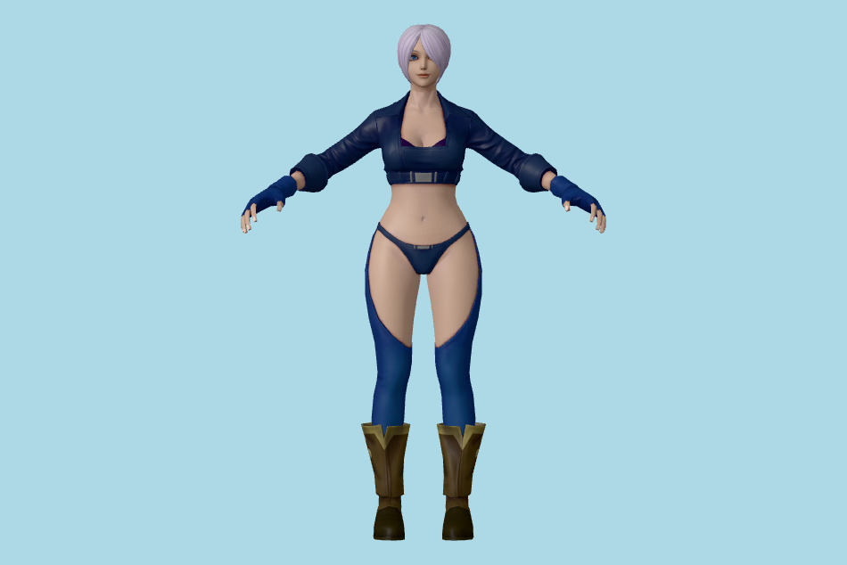 King of Fighters: All Star - KOF Angel 2001 3d model