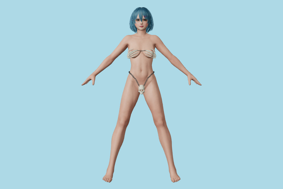 DOA Skullkini Nico 3d model