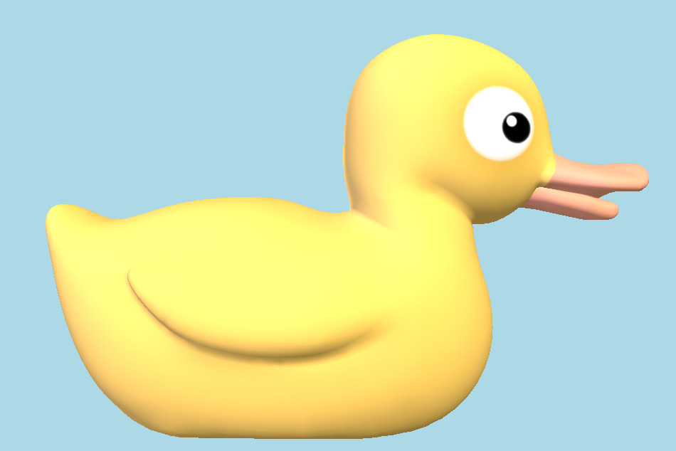 Rubber Ducky 3d model