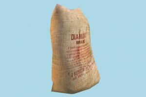 Sack of Flour flour, bag, commercial, food, foods, product