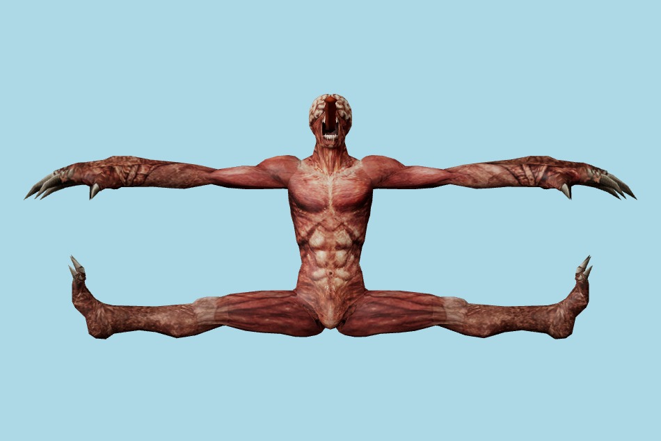 Resident Evil: Chronicles - Licker 3d model