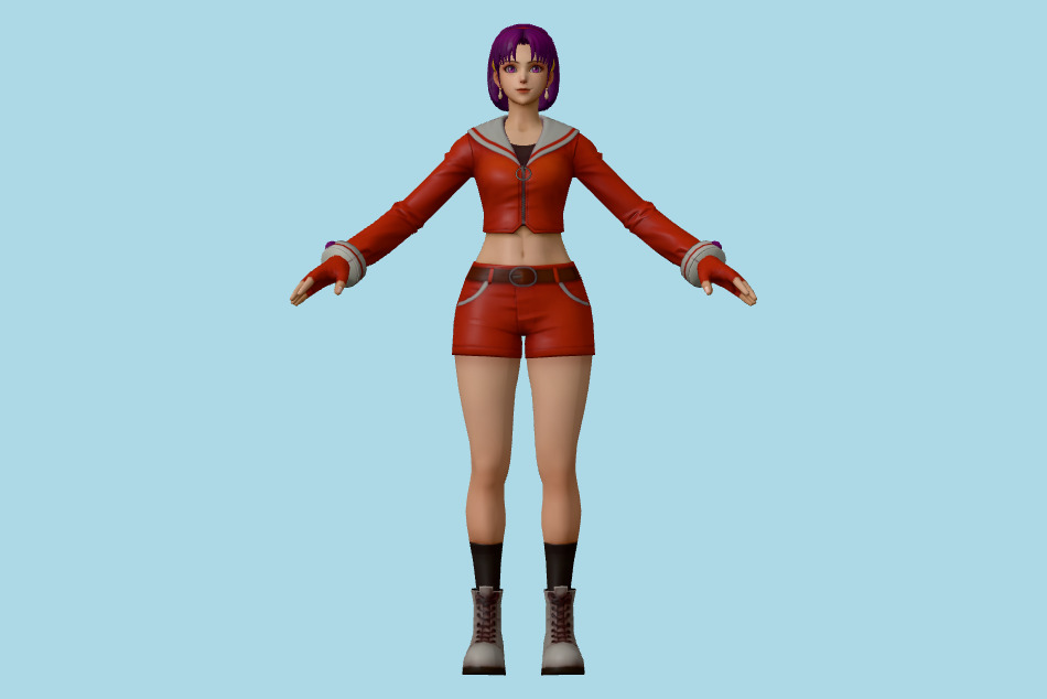 King of Fighters: All Star Athena (99) 3d model