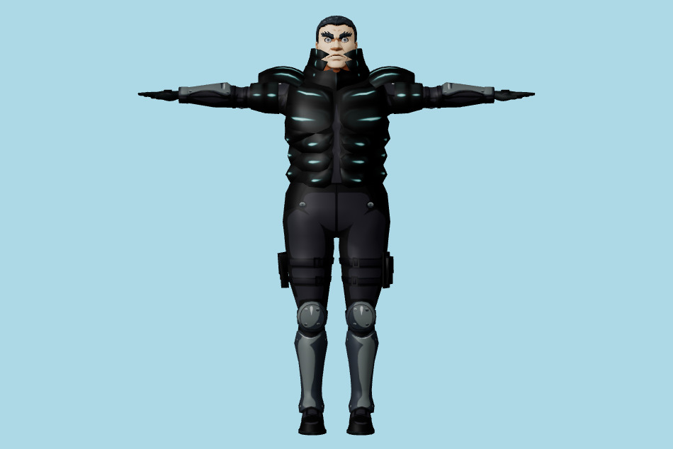 Tokyo Ghoul Re Birth - Iwao Kuroiwa 3d model