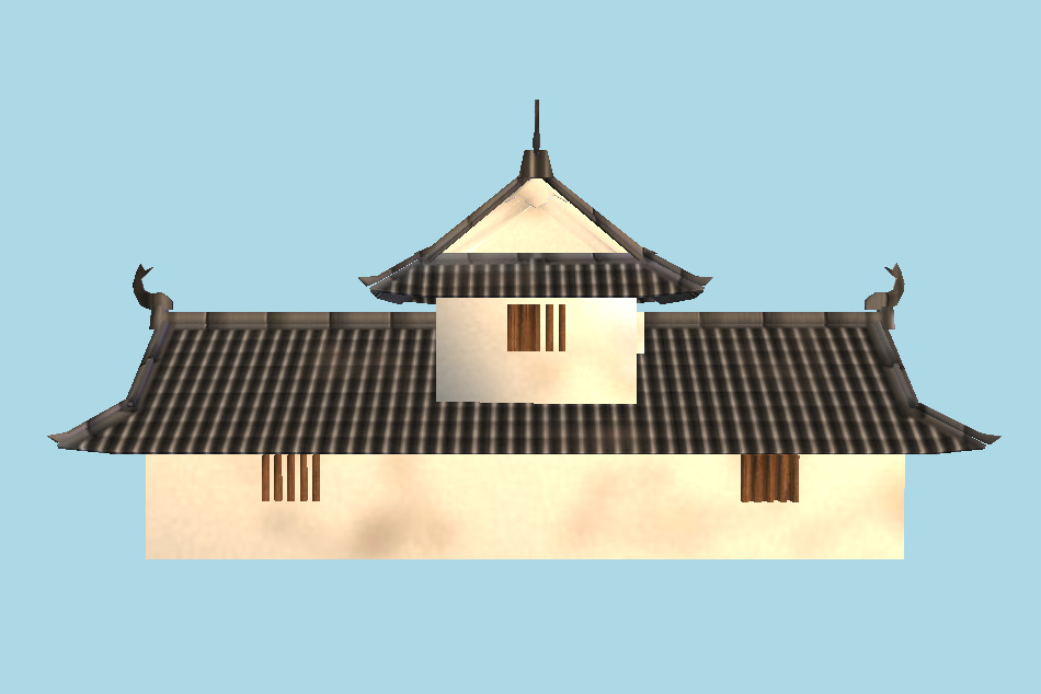 Tsuyama Castle 3d model