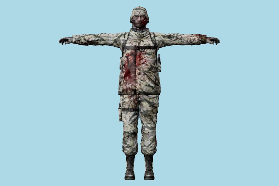 Resident Evil: Chronicles - CVX Zombies Pack 3d model