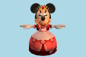Minnie Mouse mickey, mouse, animal-character, character, cartoon