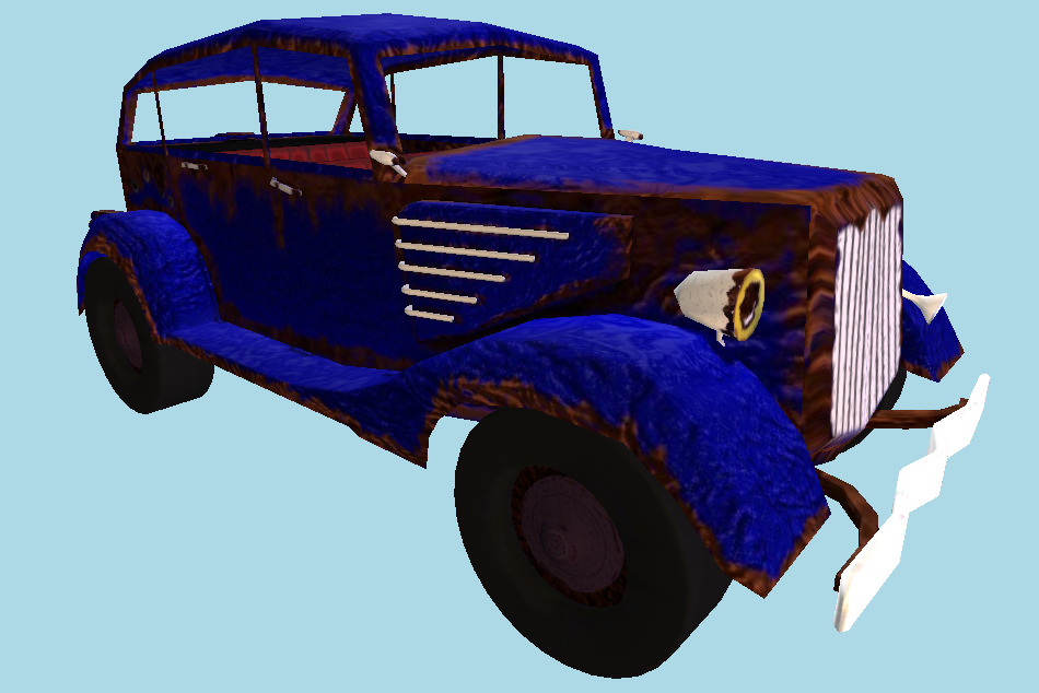Old Car - Death Car Fallout: New Vegas 3d model