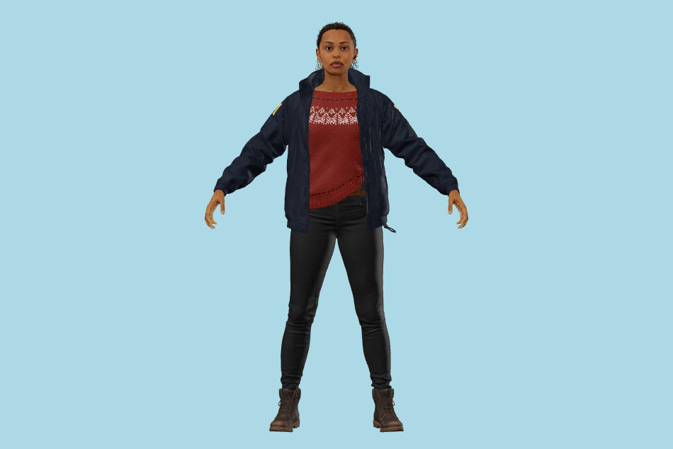 Alan Wake 2 - Saga Anderson 3d model