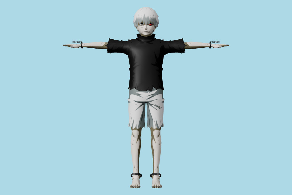 Tokyo Ghoul Re Birth - Ken Kaneki 3d model