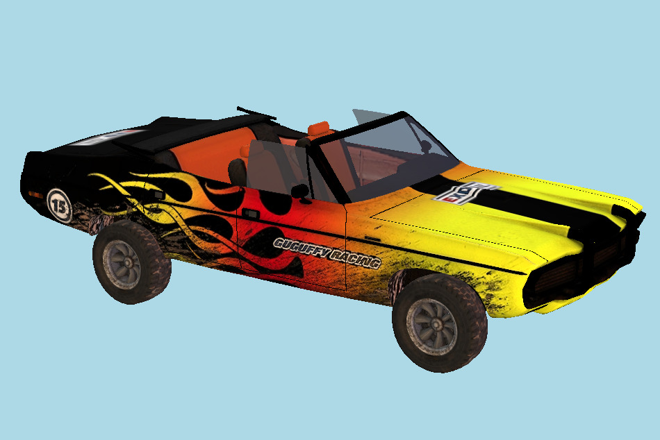 Fireburst - Car 3d model