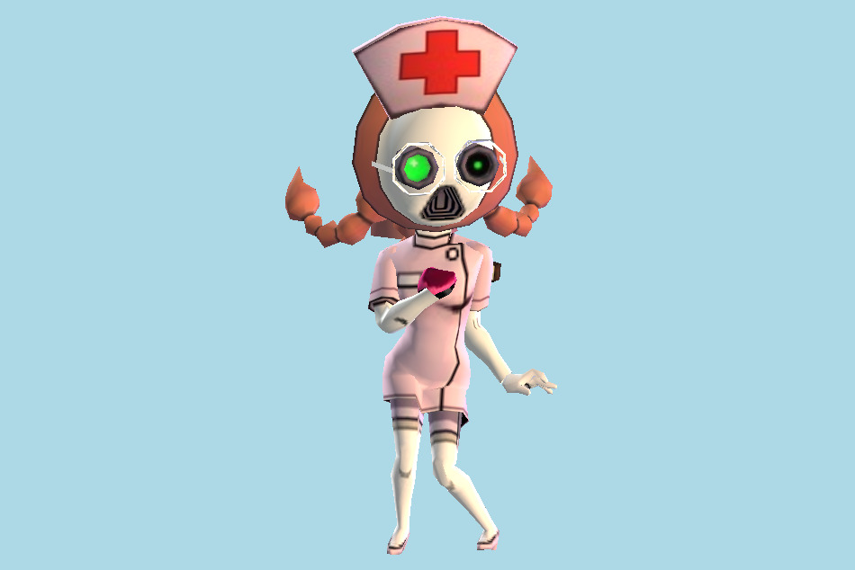 Viewtiful Joe: Red Hot Rumble Nurse Bianky 3d model