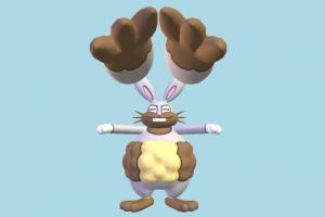 Diggersby rabbit, bunny, animal-character, cartoon