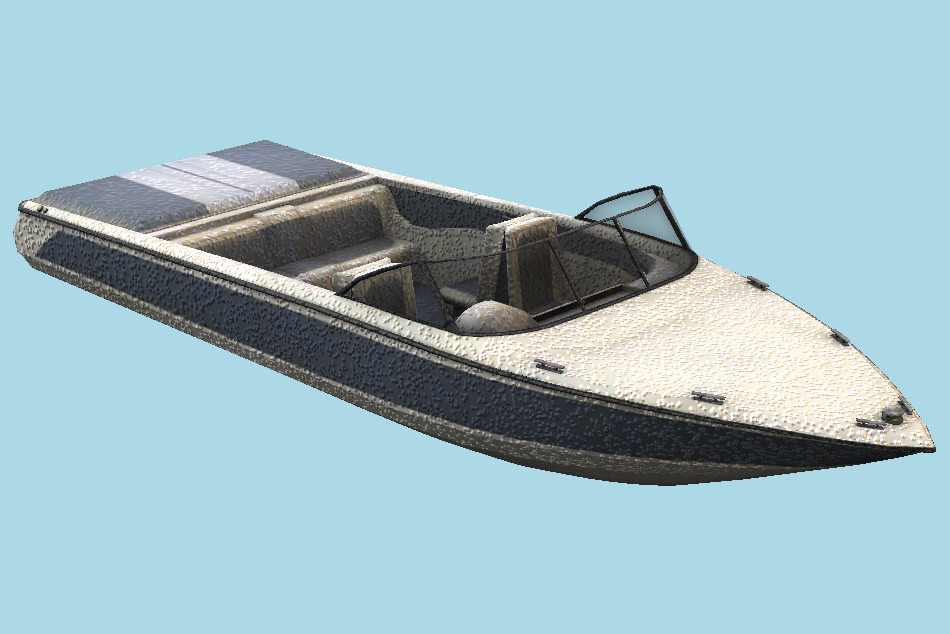 Ski Boat 3d model