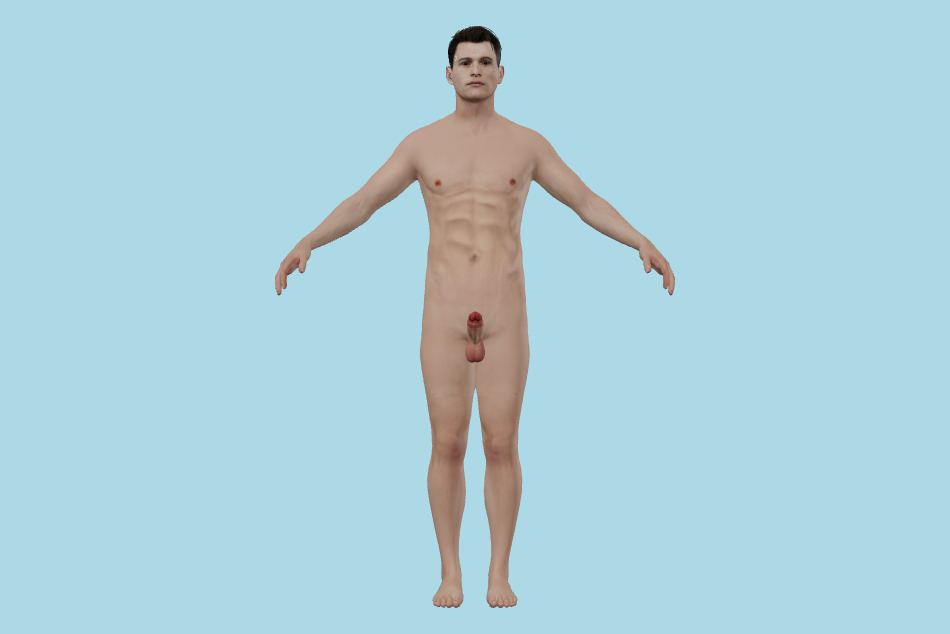 Detroit: Become Human - RK-800 Nude 3d model