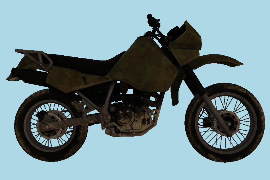 M1030 Motorbike 3d model