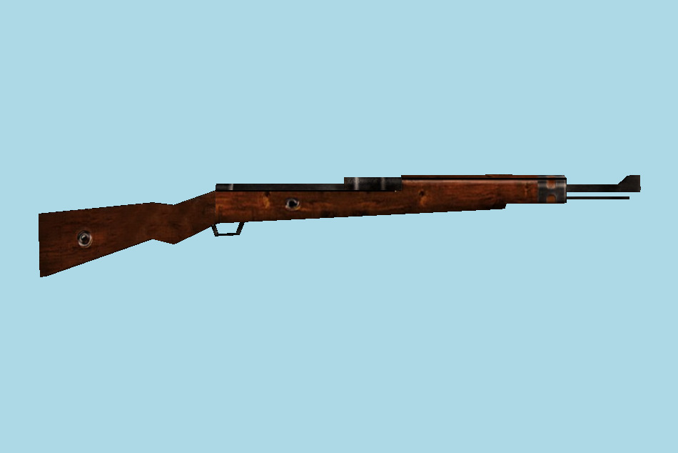 WWII Weapons M98 Rifle 3d model