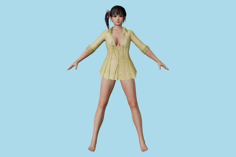 Rise and Shine Blouse - Koharu 3d model