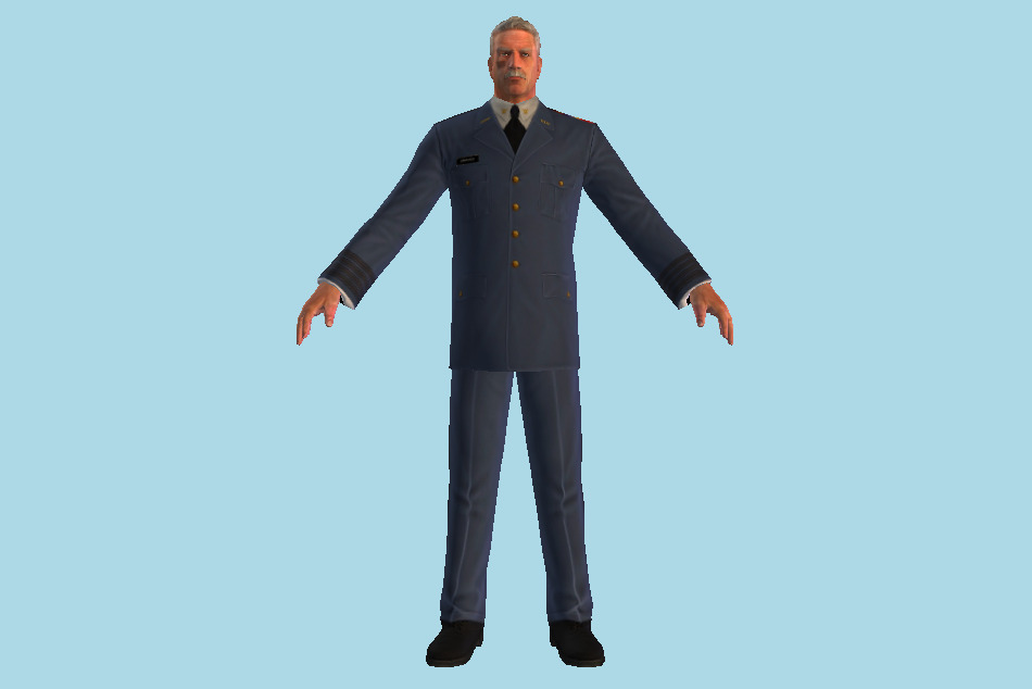 General Graves Man 3d model