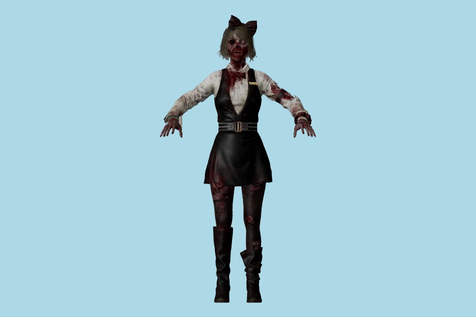 Resident Evil Risistance: Dealer Zombie 3d model