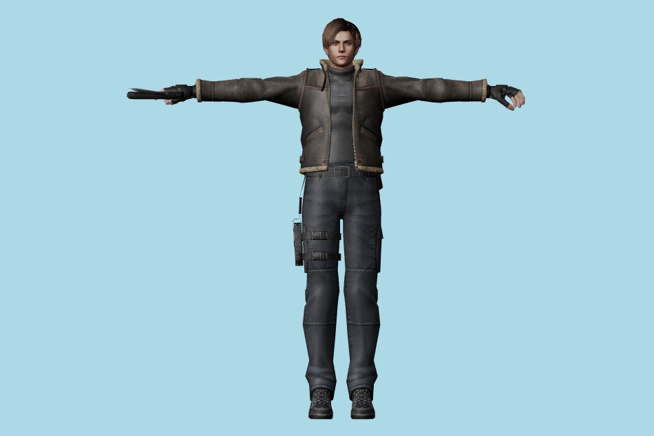 Resident Evil: Chronicles - RE4 Leon (Casual) 3d model