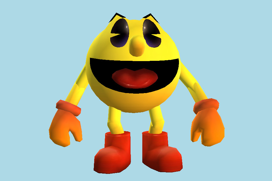 Pac-Man World Rally Pac Man 3d model