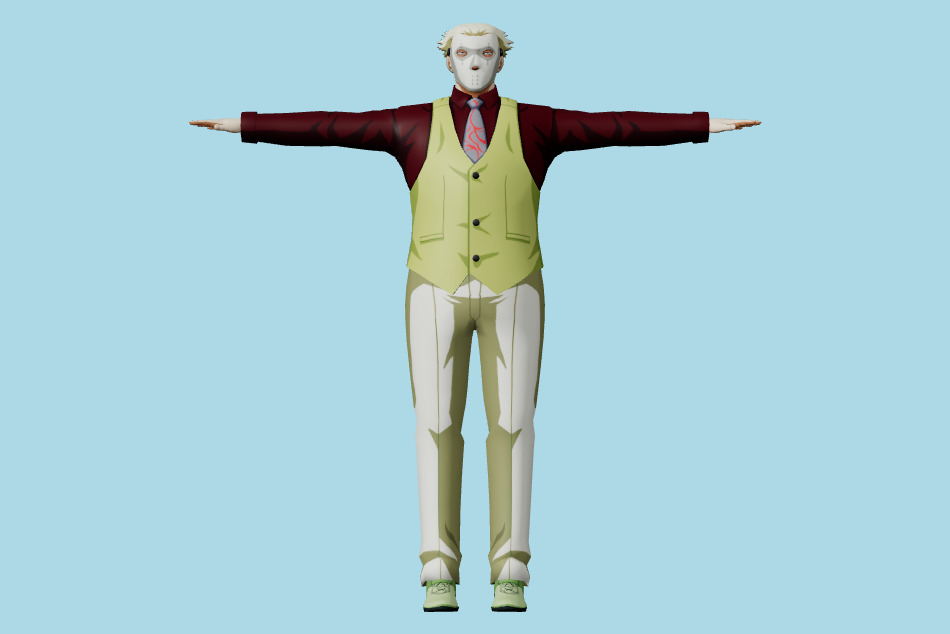 Tokyo Ghoul Re Birth - Yakumo Oomori 3d model