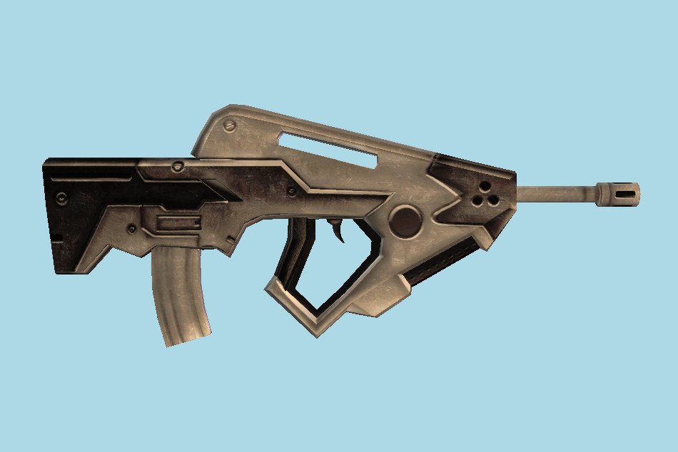 Cyborg Rifle 3d model