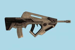 Cyborg Rifle rifle, sniper, handgun, weapon, gun, firearm, arm