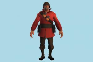 Guard Soldier army-man, army, soldier, man, people, human, character, cartoon