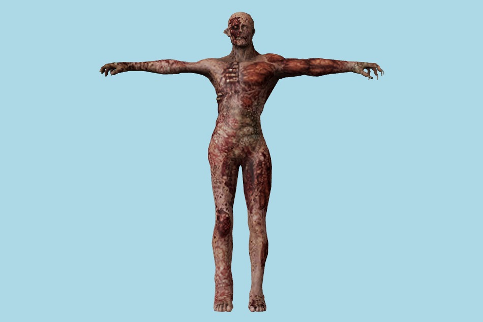 Resident Evil: Chronicles - Raccoon Zombies Pack 3d model